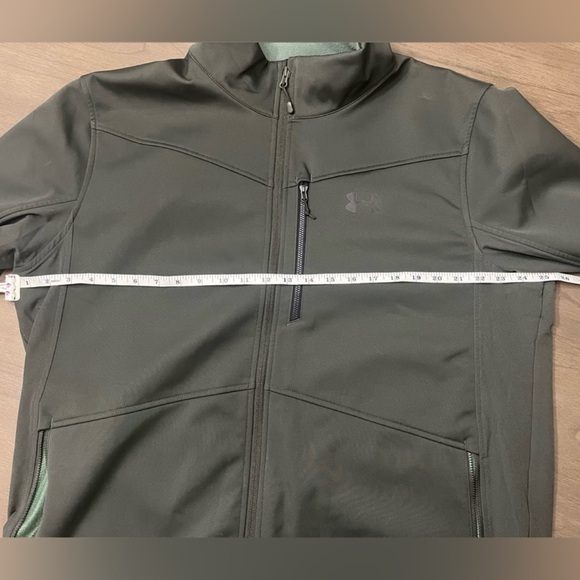 Under Armour ColdGear Infrared Shield Jacket (XXL). Baroque Green (310) - Picture 4 of 16